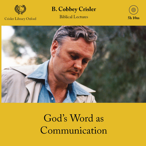 God’s Word as Communication